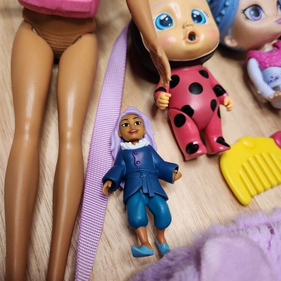 Girls Toy Bundle – Barbie, Shimmer Doll, Cat Purse & More | Pretend Play Lot - Picture 8 of 9